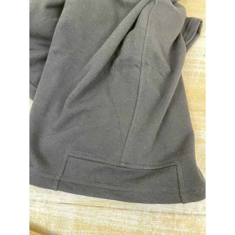 NWT Mono B Mens Size L Active Sweat Shorts Black Organic Cotton Blend Pull On - Picture 9 of 12
